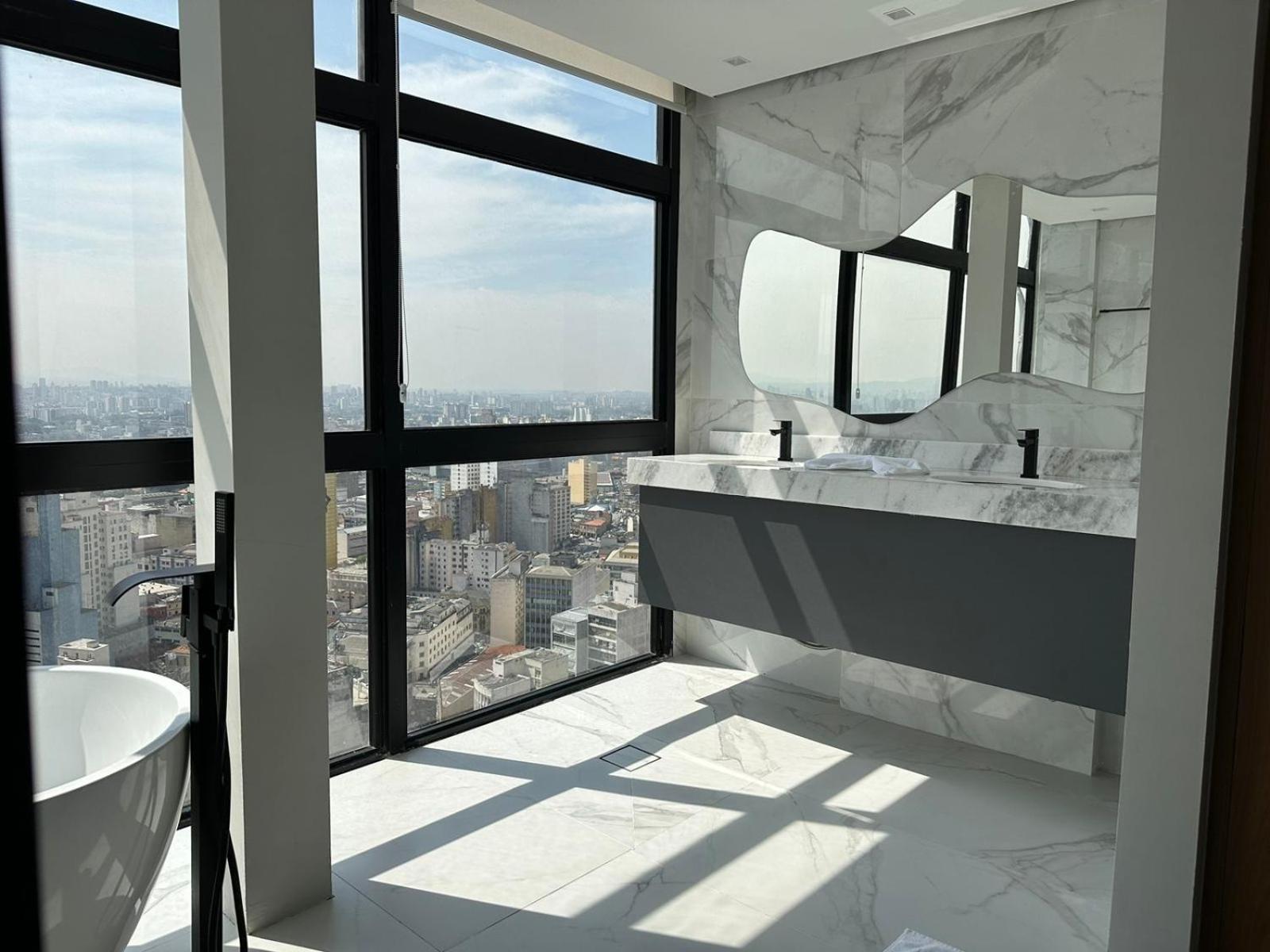 Apartamento Sky Loft - Andar 41 São Paulo Exterior foto