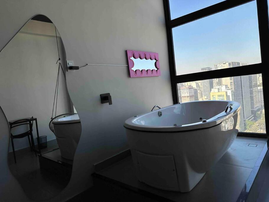 Apartamento Sky Loft - Andar 41 São Paulo Exterior foto