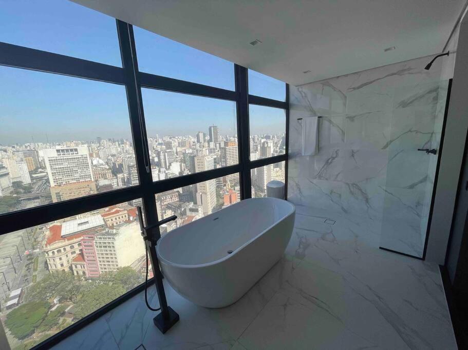 Apartamento Sky Loft - Andar 41 São Paulo Exterior foto