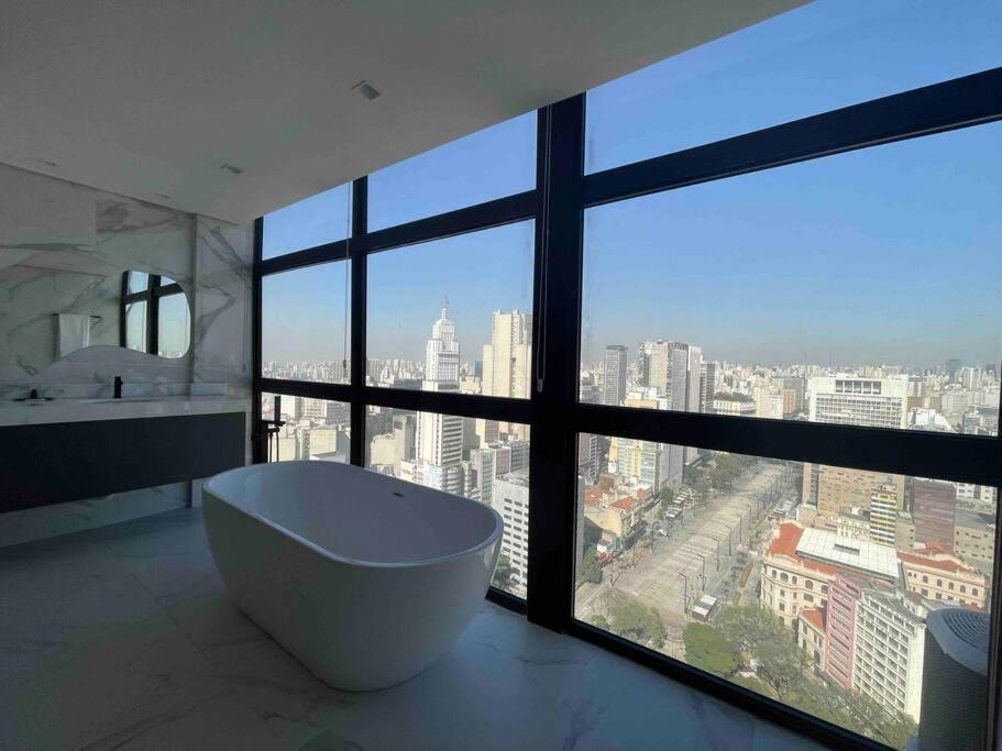 Apartamento Sky Loft - Andar 41 São Paulo Exterior foto