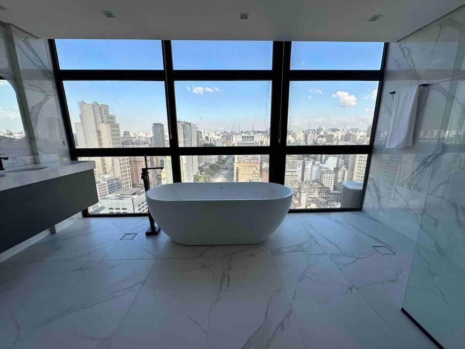 Apartamento Sky Loft - Andar 41 São Paulo Exterior foto